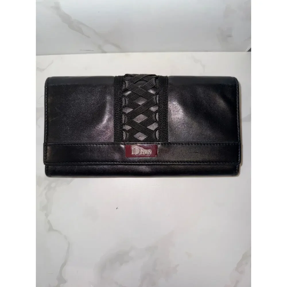 Dior Black Leather Wallet